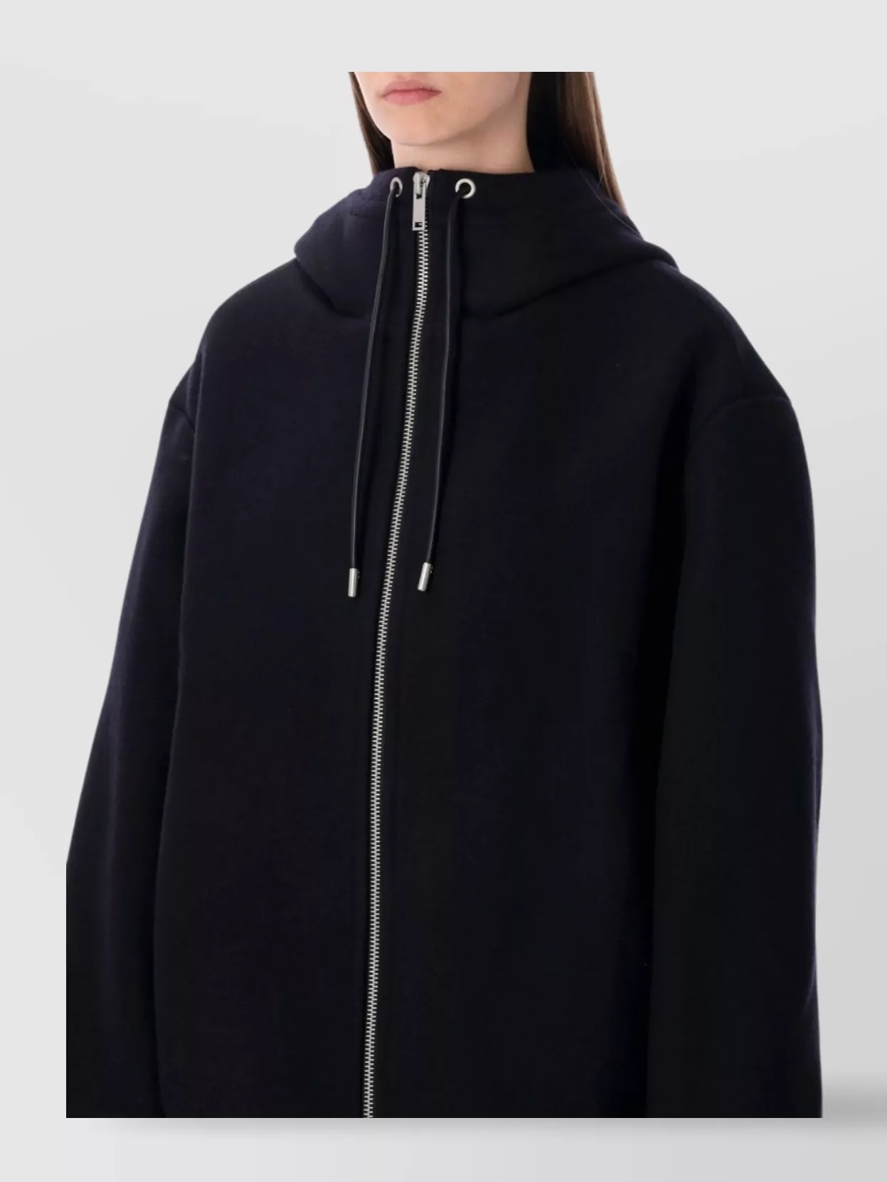 Studio Nicholson Parka With Hood And Drawstring Detail