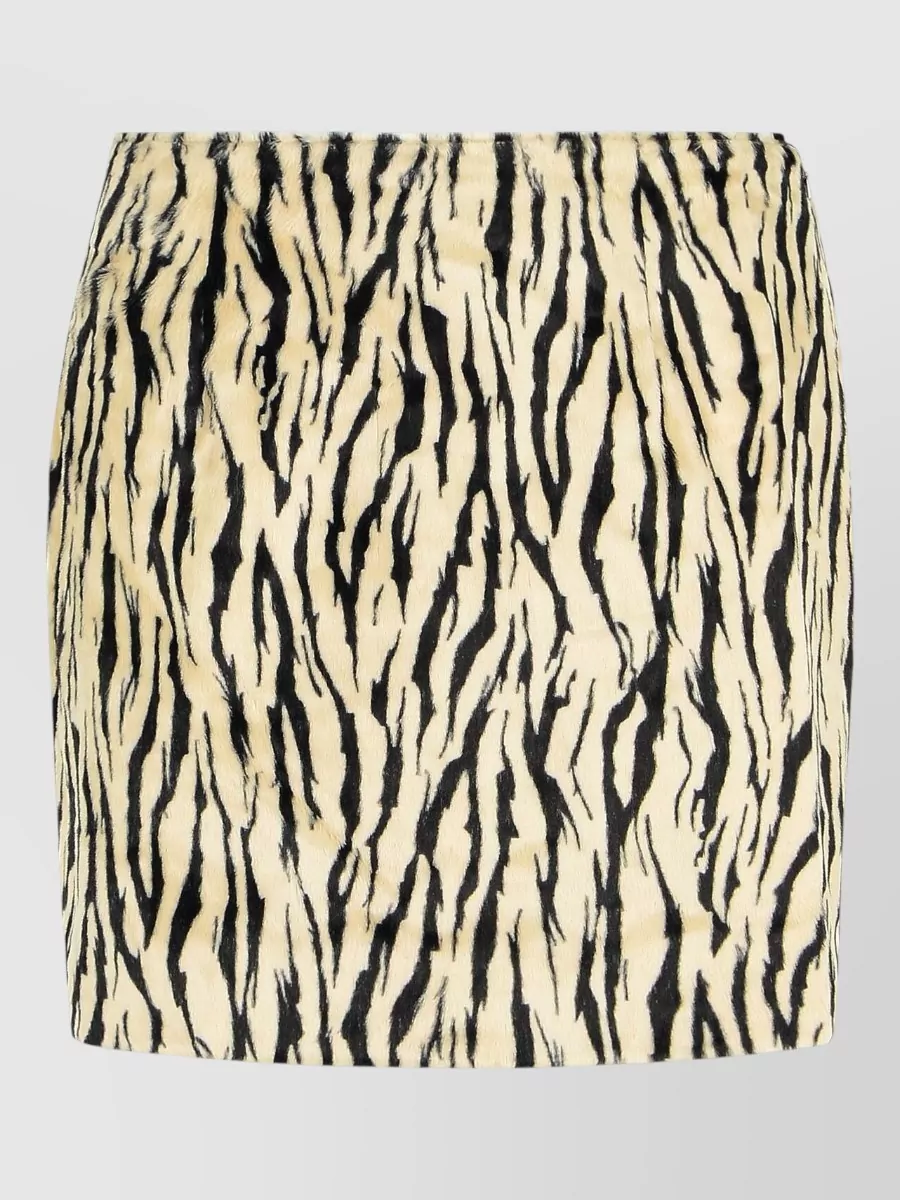 Rotate Printed Fitted Skirt