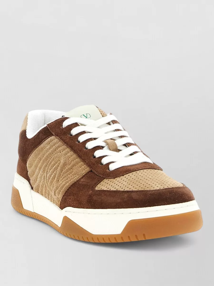 Valentino Garavani leather sparry low-top sneakers