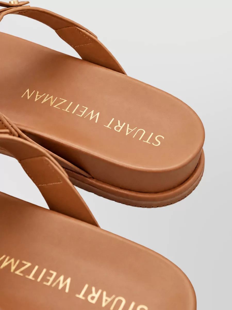 Stuart Weitzman Leather Slides