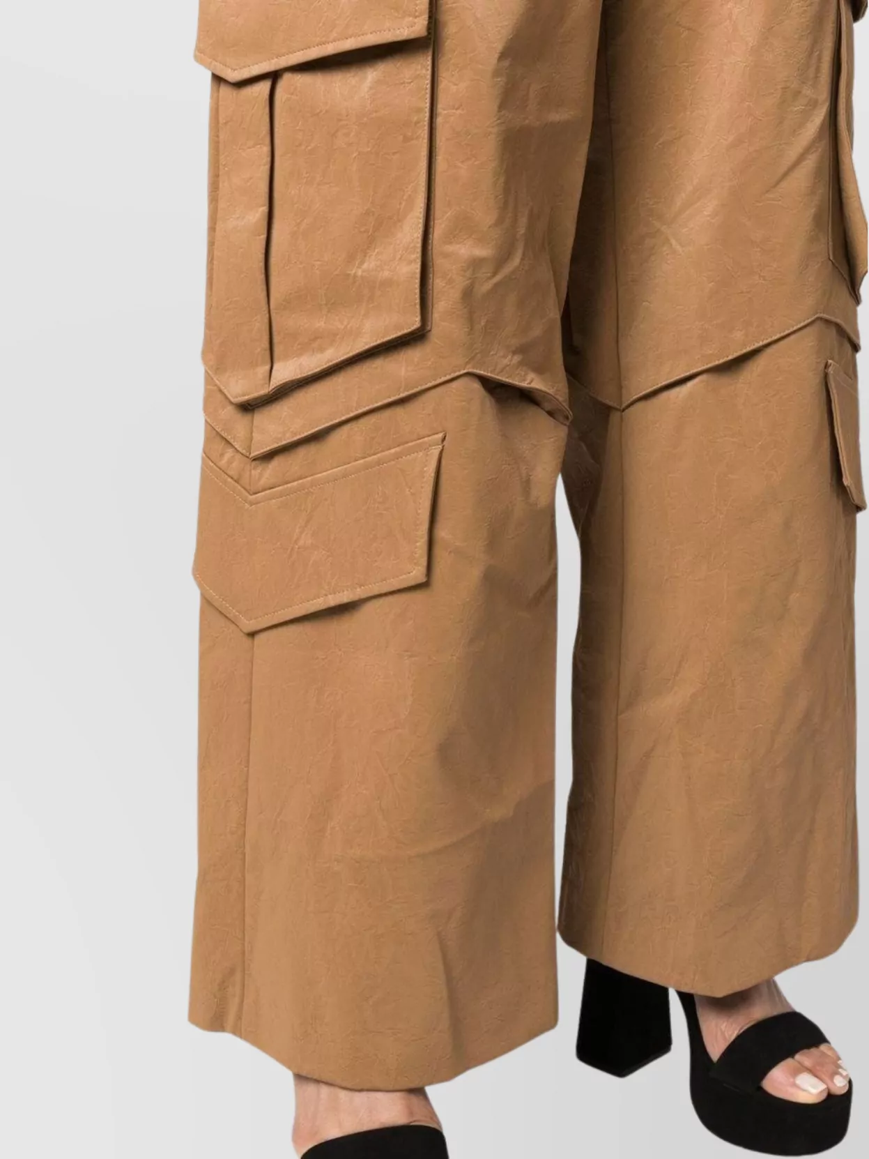 Msgm Cargo Trousers With Multiple Pockets
