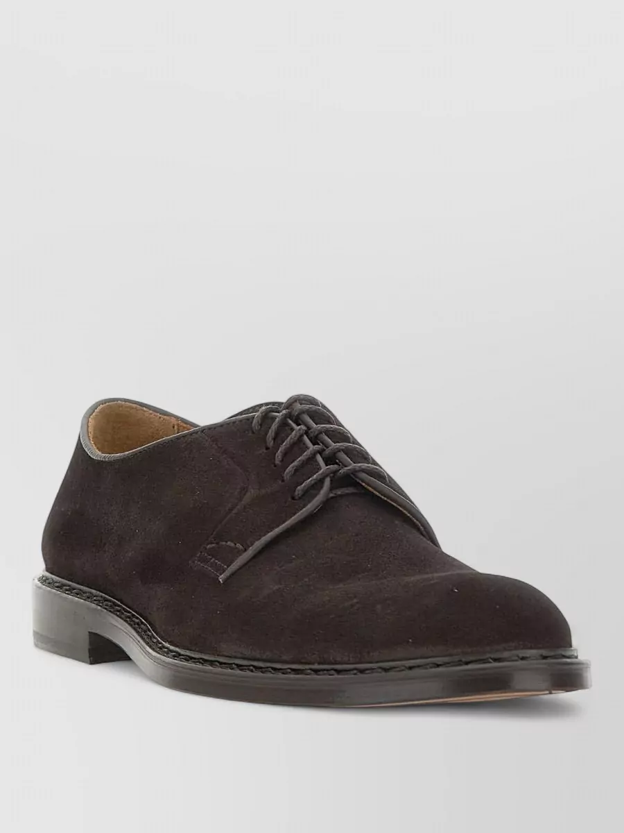 Doucal's Leather Derby Shoes