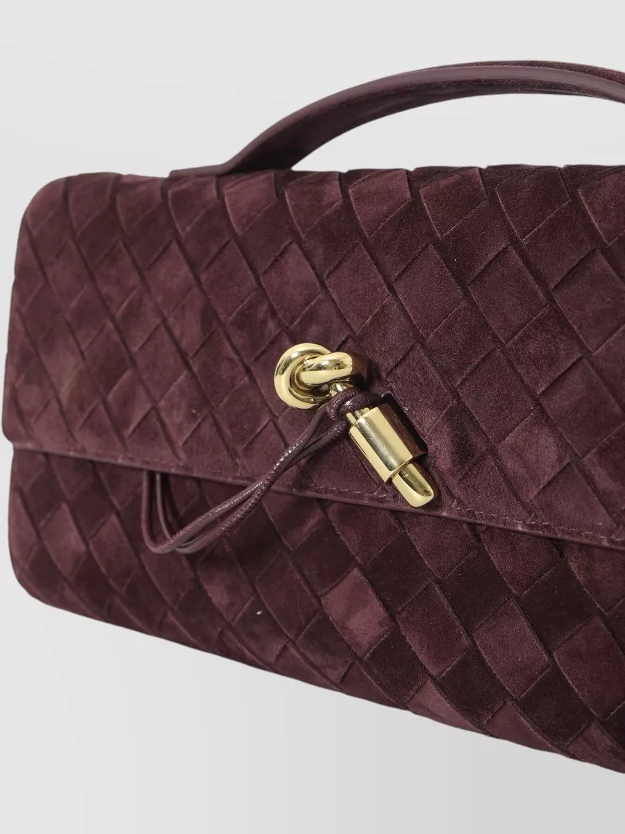 Bottega Veneta Andiamo Leather Shoulder Bag