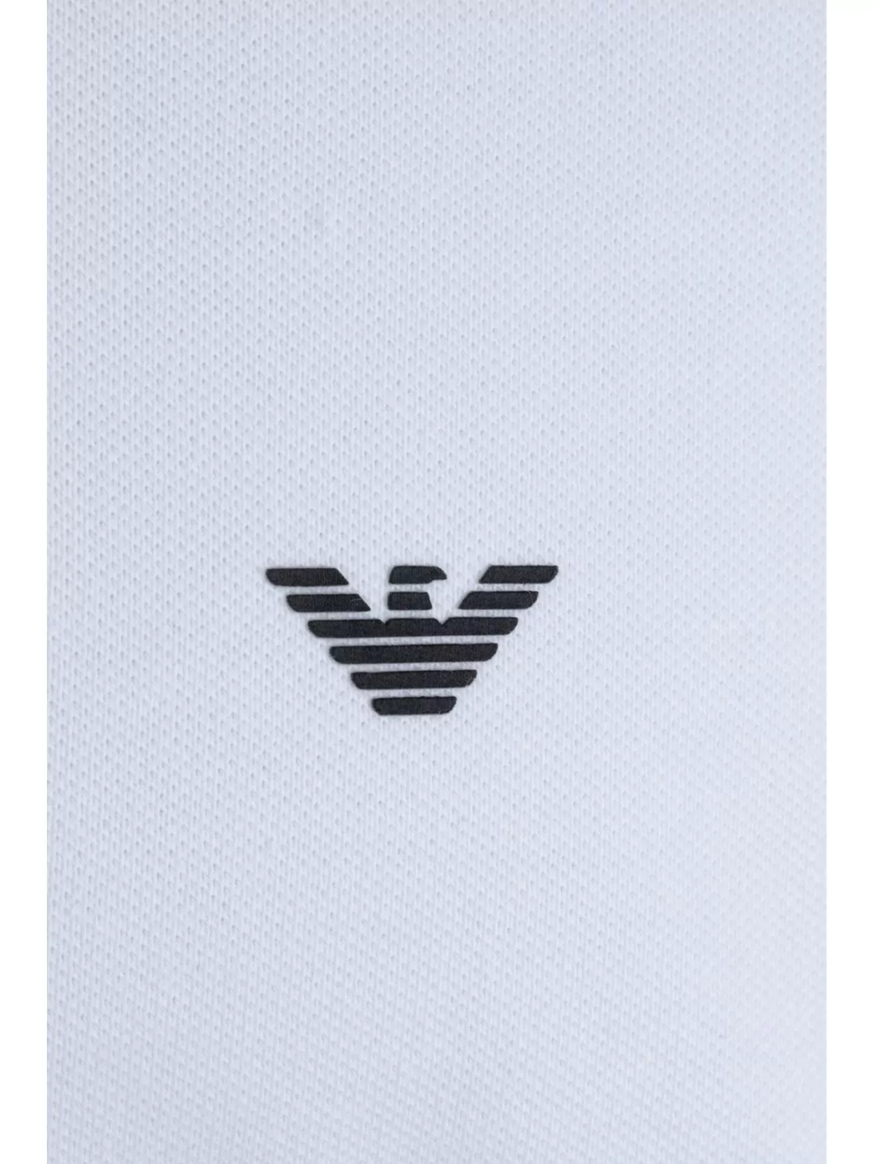 Emporio Armani Logo Cotton Long-Sleeve Polo Shirt