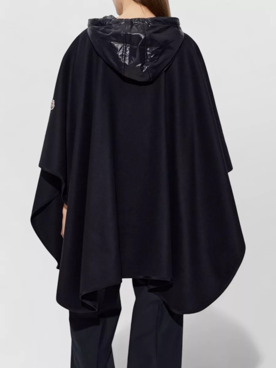 Moncler Wool Hooded Cape