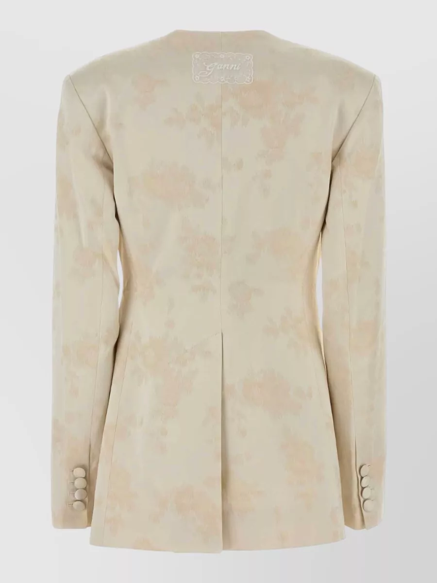 Ganni Satin Blazer