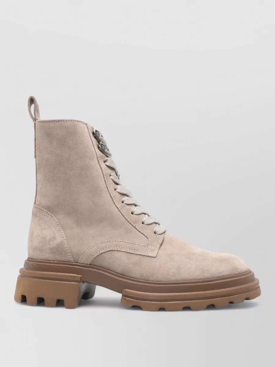 Hogan Leather Ankle Boots