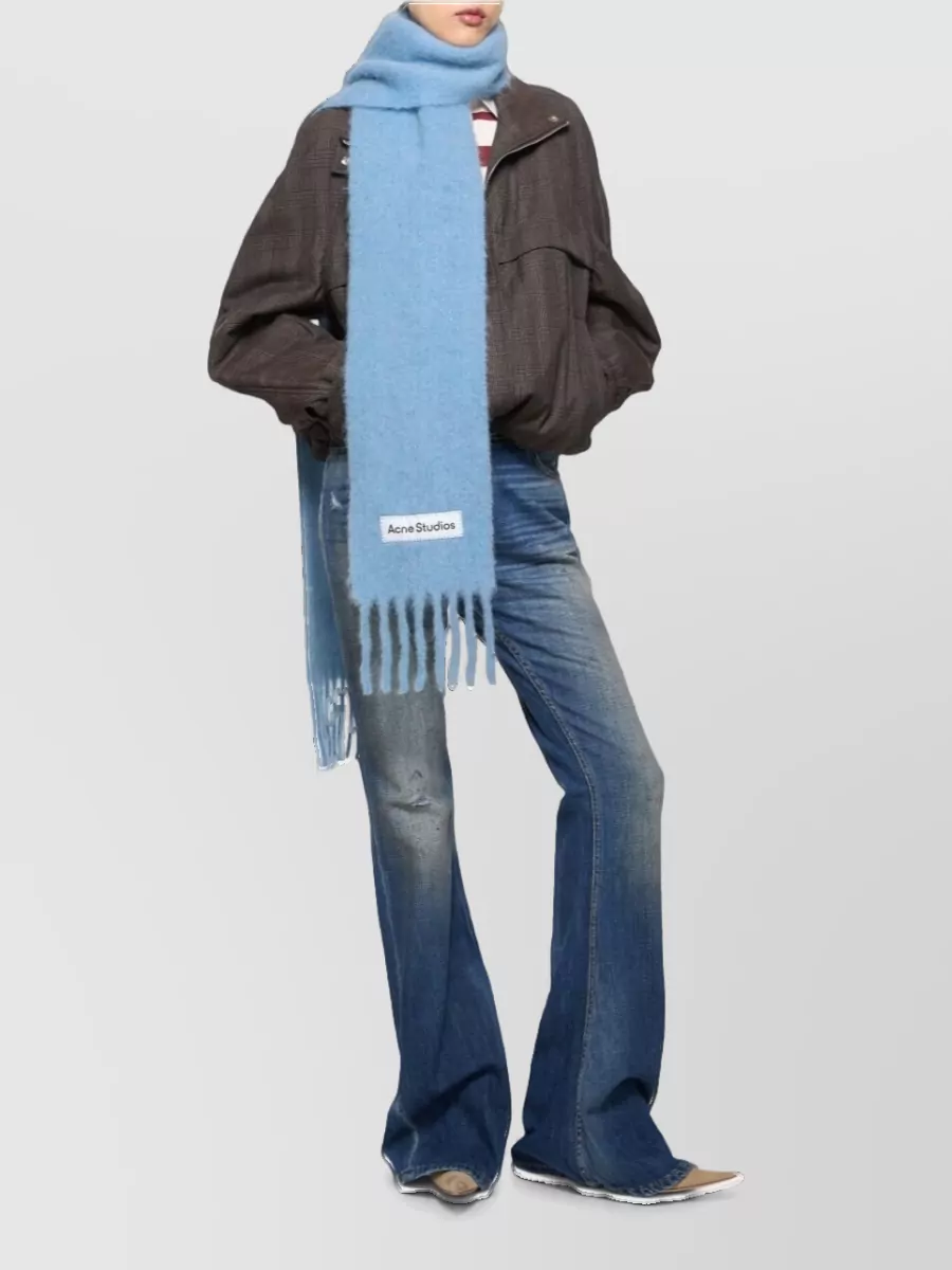 Acne Studios Alpaca Wool Skinny Scarf