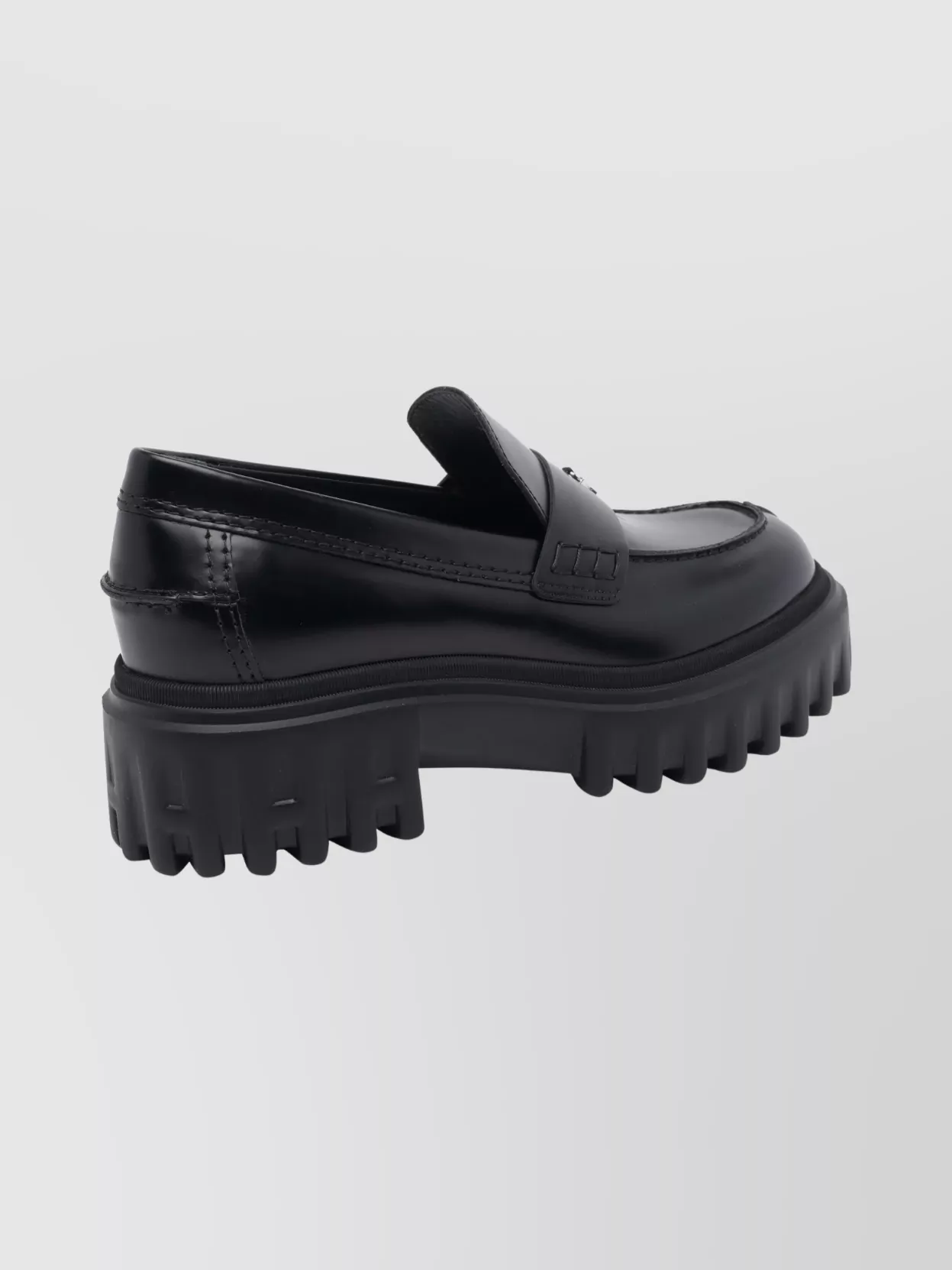 Hogan Leather Loafers Chunky Sole