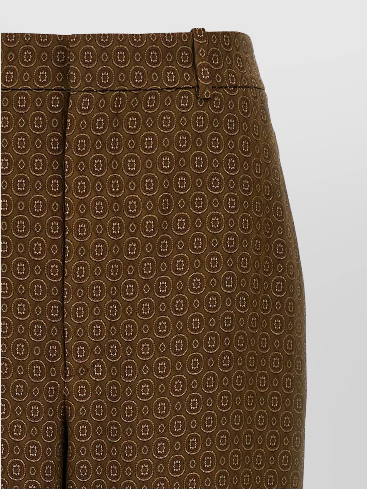 Saint Laurent Twill Pants Featuring All-Over Pattern