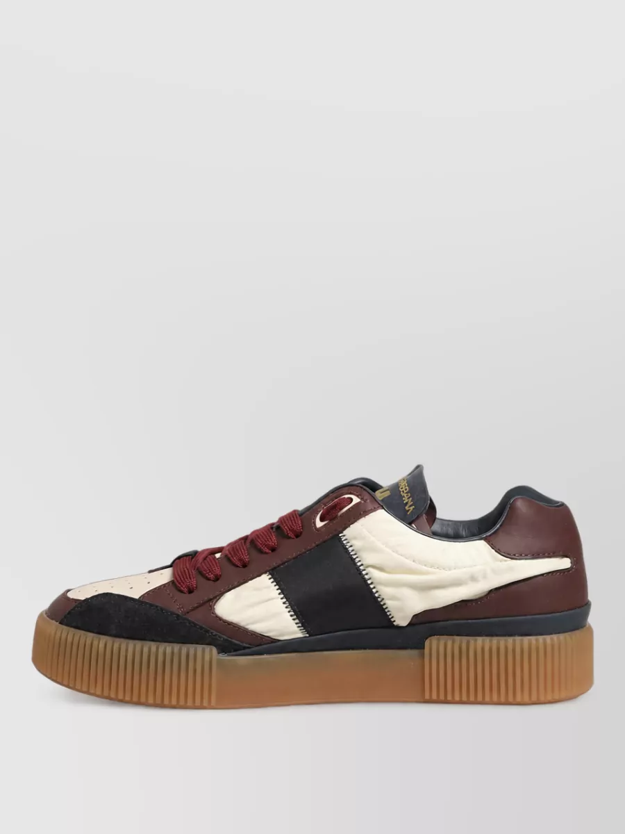 Dolce&Gabbana Leather Low-Top Sneakers