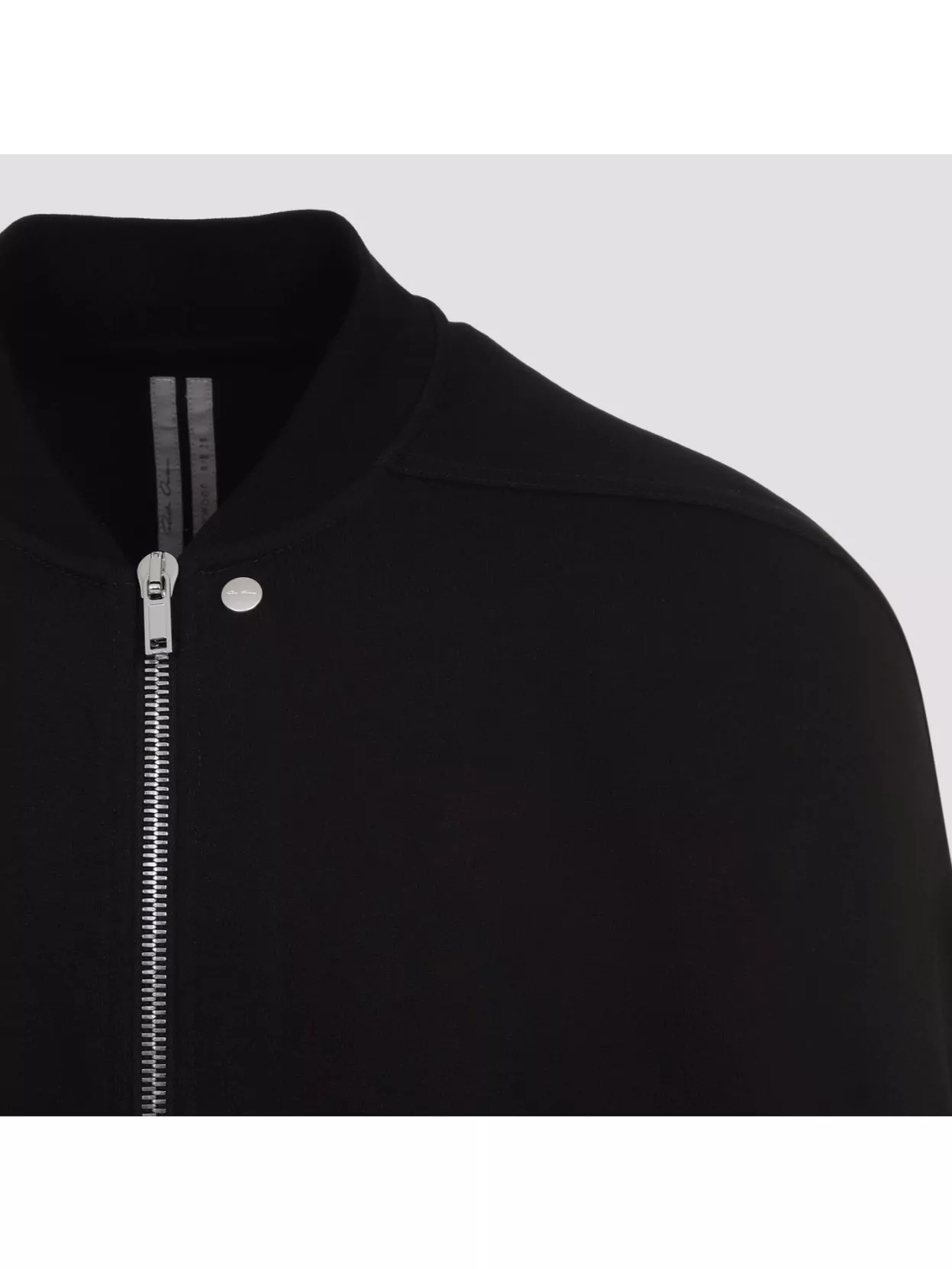 Rick Owens Oversized Flight Sweatshirt Ribbed Finish In Brown