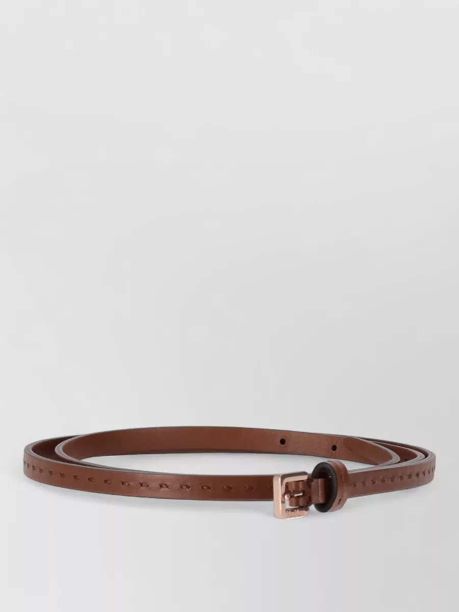 Max Mara Slim Perforated Belt Shoulder Strap Style