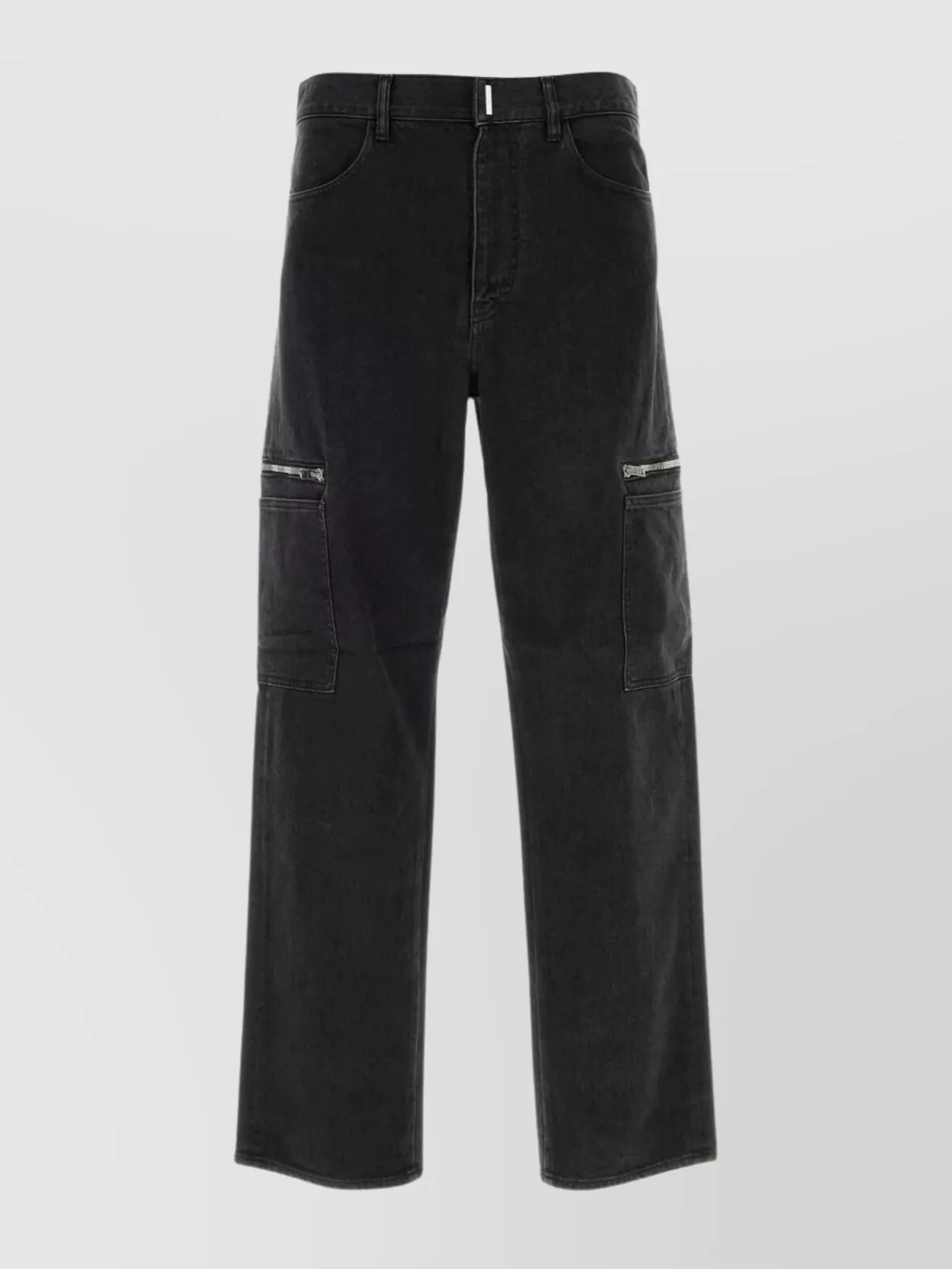 Shop Givenchy Cargo Jeans With Wide Leg And Stretch Cotton