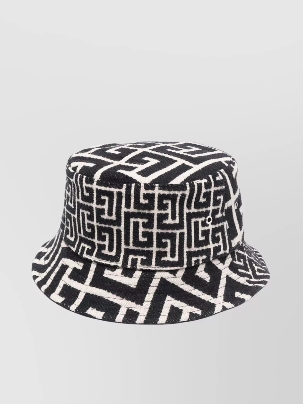 Shop Balmain Geometric Trim Bucket Hat
