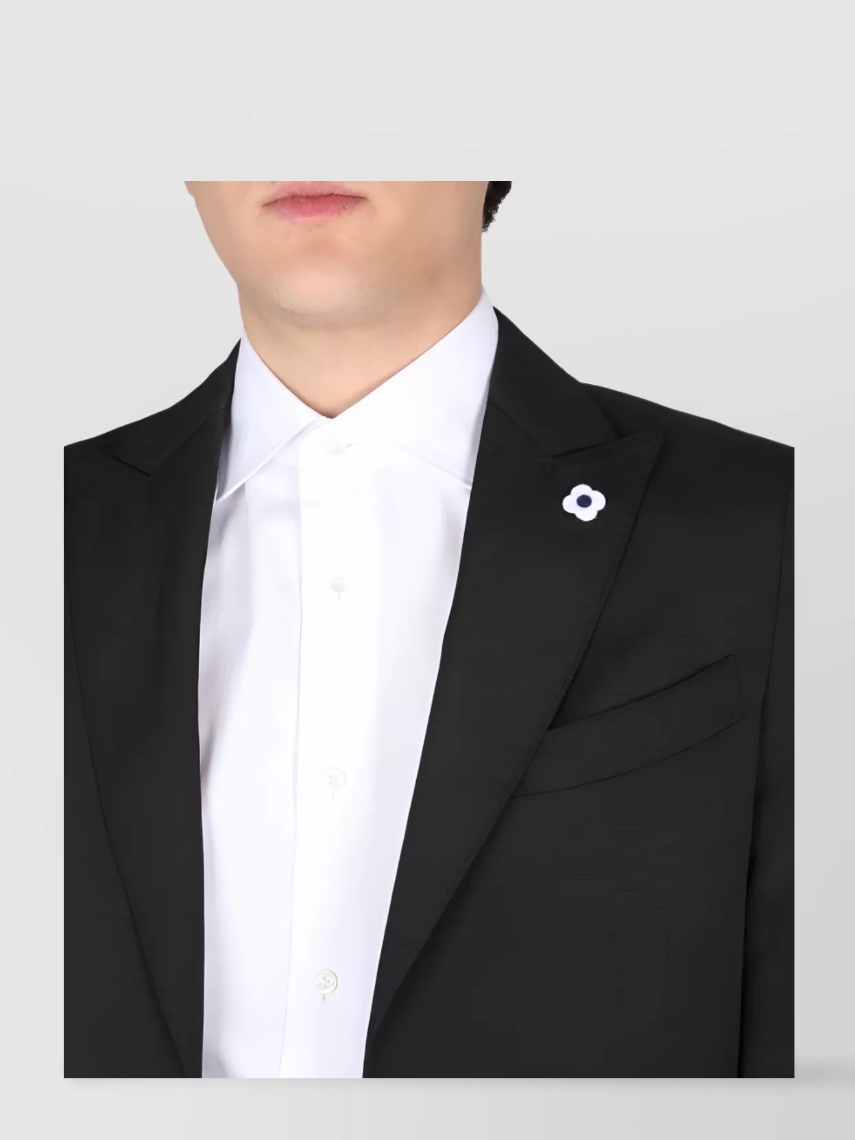 Lardini Tailored Suit Jacket Notch Lapel
