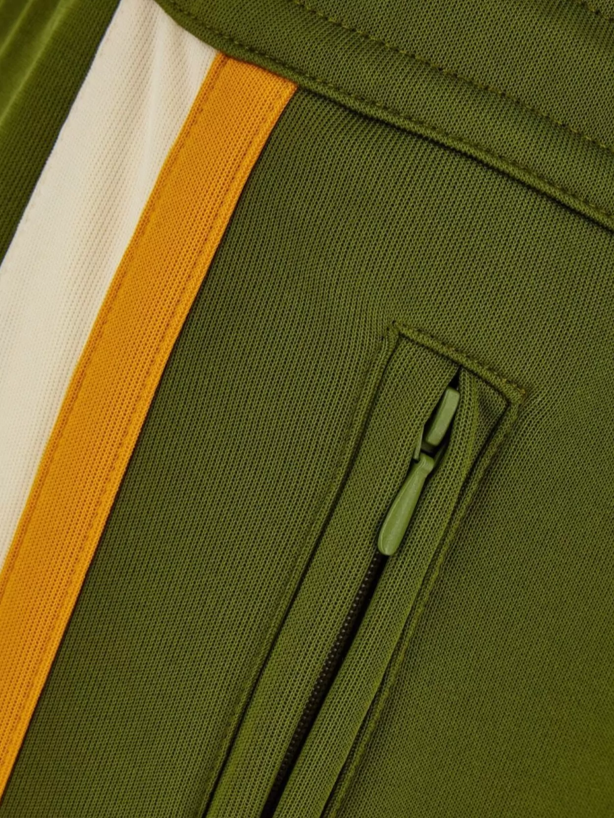 Drôle De Monsieur Military Green Polyester Blend Joggers