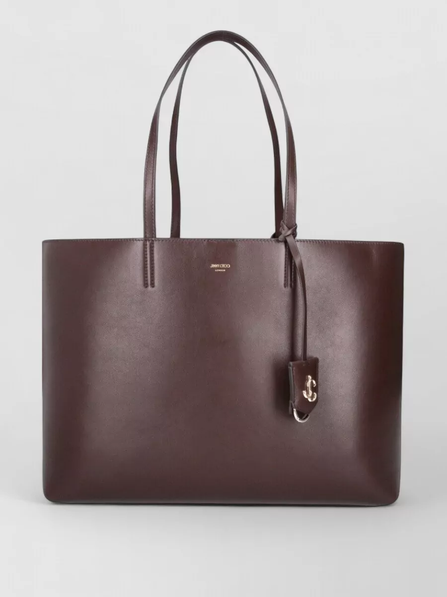 Jimmy Choo shopper leather shoulder bag