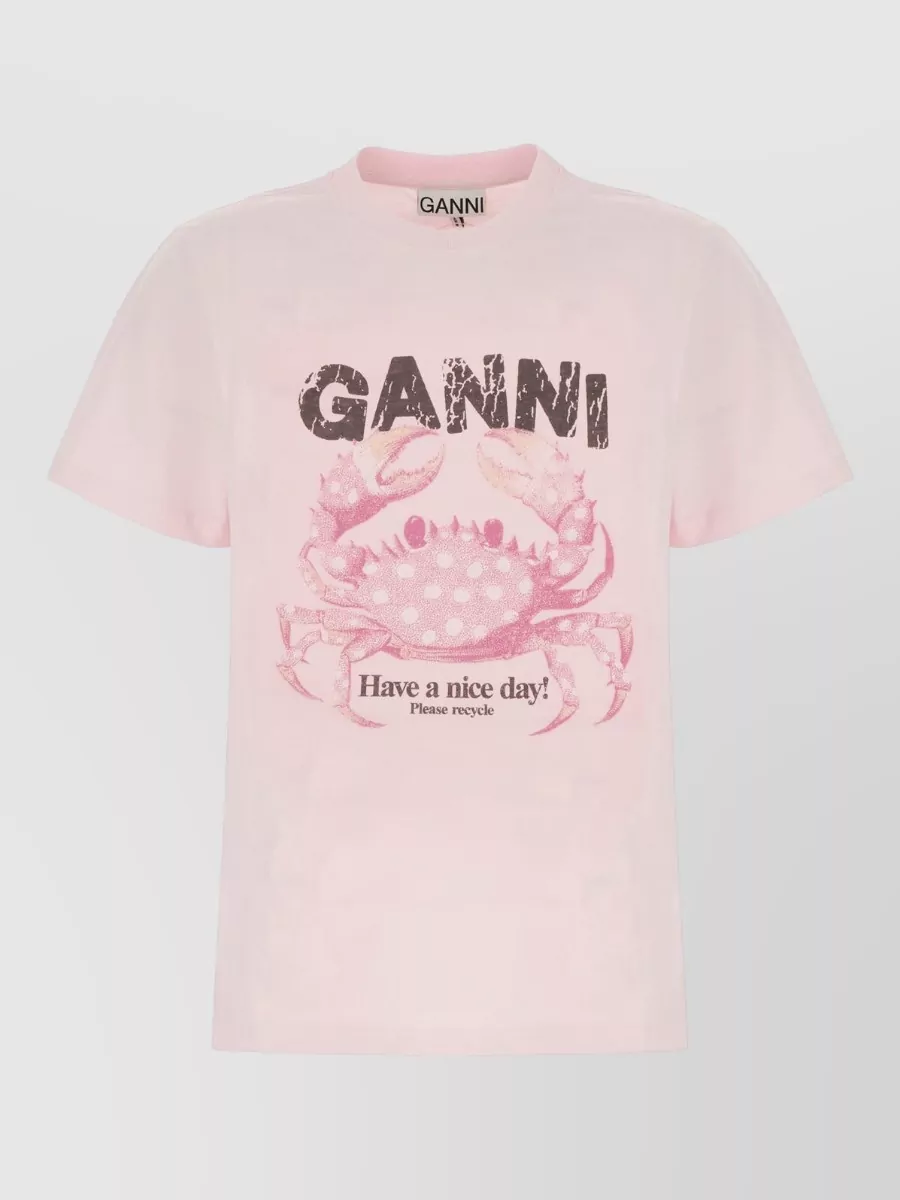 Ganni cotton t-shirt