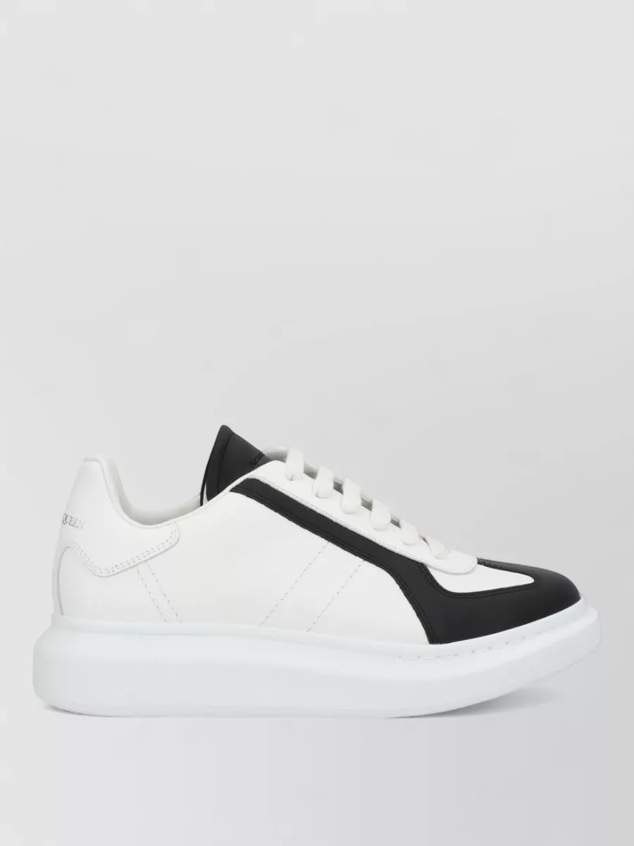 Alexander Mcqueen Oversize Sneaker Contrasting Panels Flat Sole