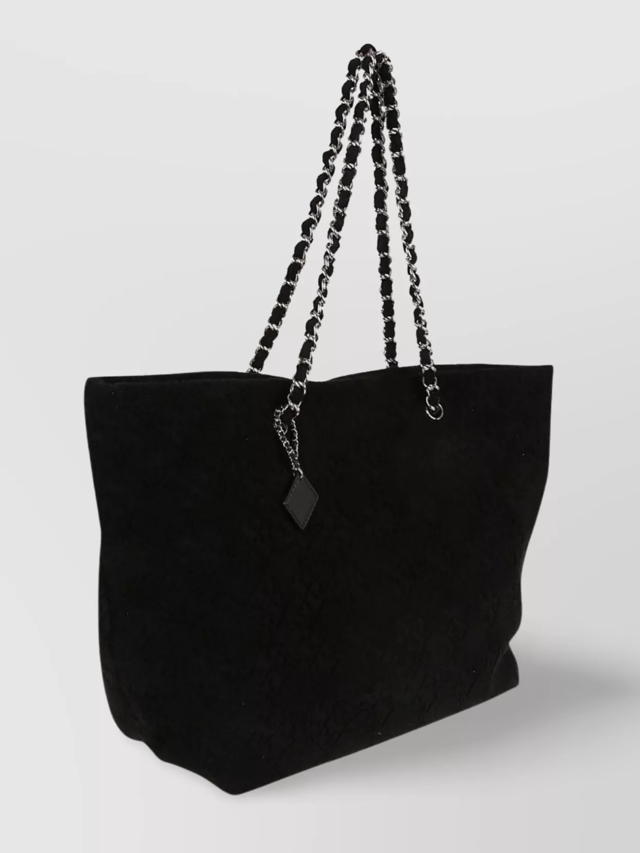 Tory Burch Terry Cotton Tote Bag With Chain Strap