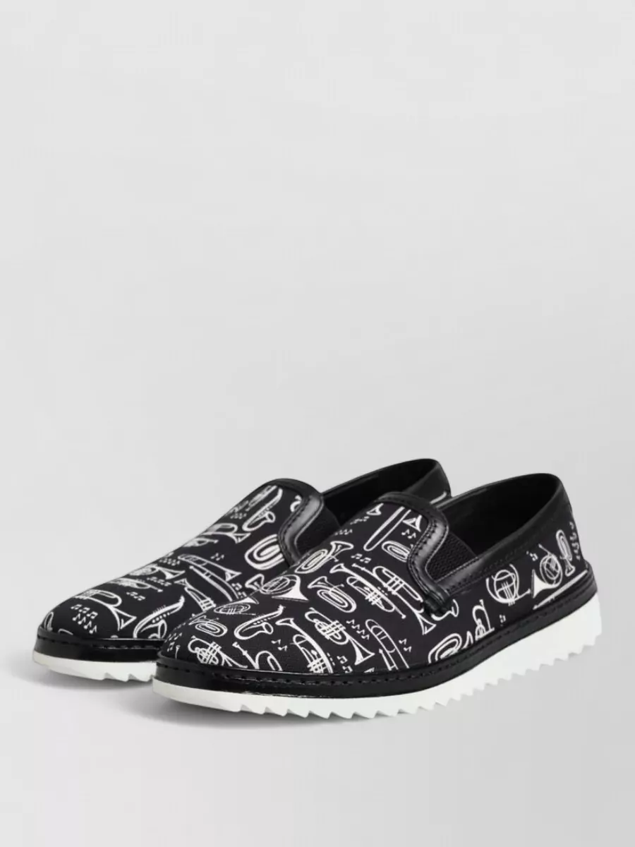 Dolce&Gabbana Printed Slip-On Sneakers