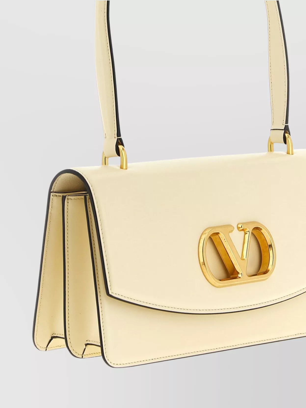 Valentino 'vain' Shoulder Bag Adjustable Strap In White