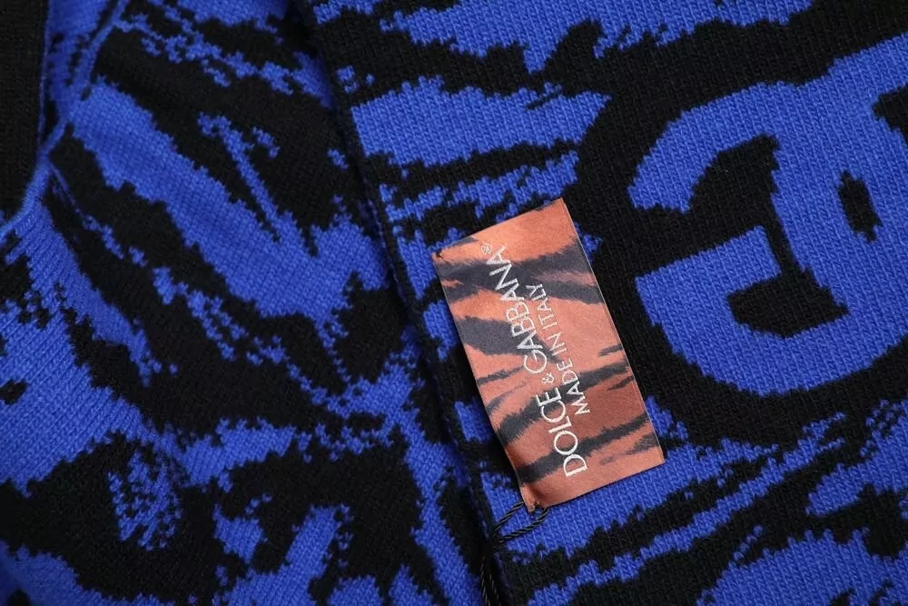 Dolce&Gabbana Virgin Wool Logo Scarf