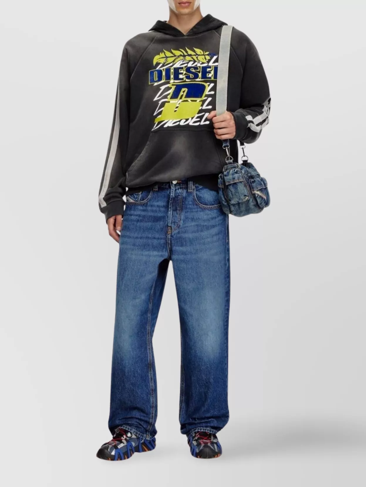 Diesel Straight Cotton Denim Trousers