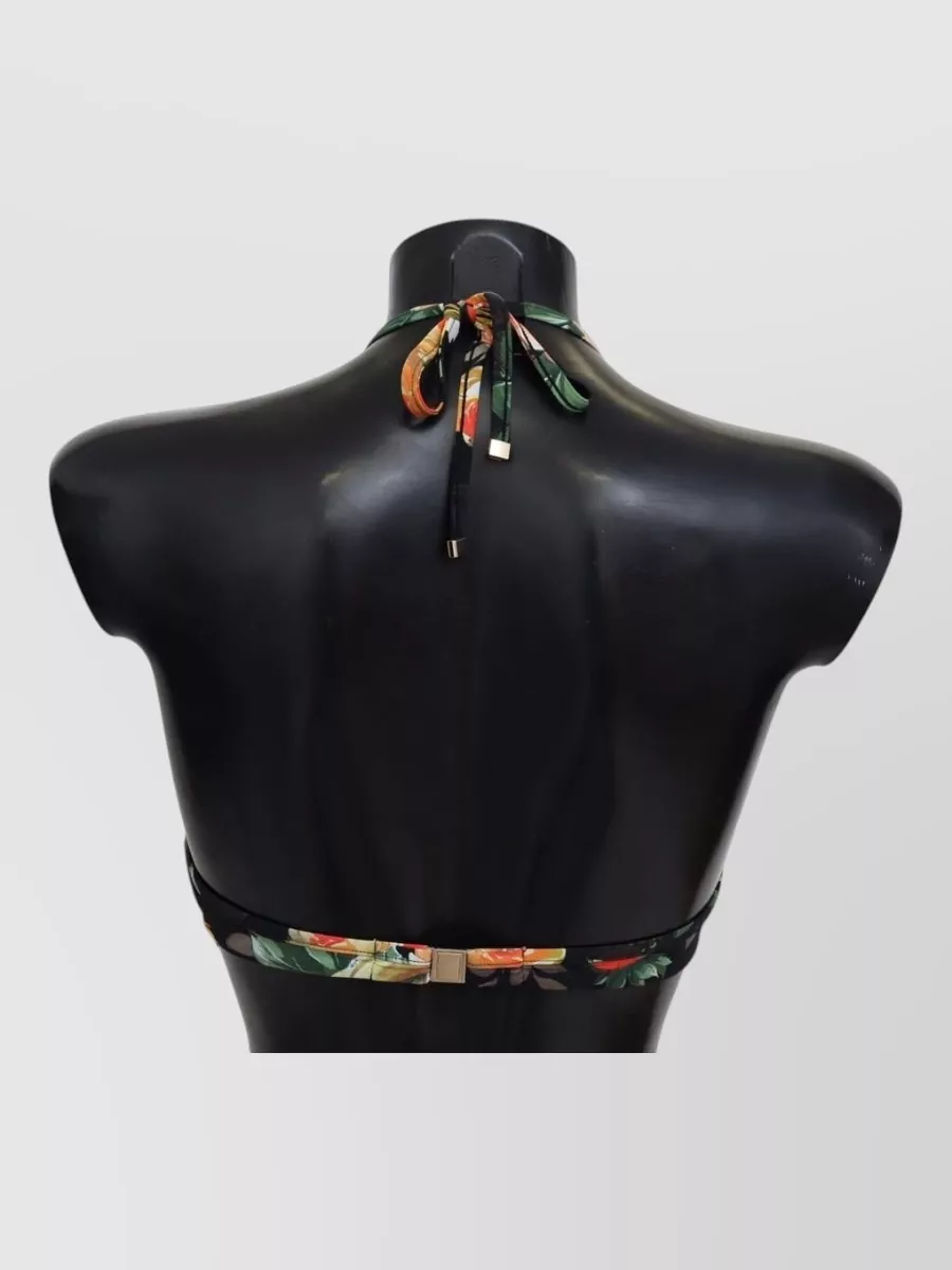 Dolce&Gabbana Silk Heart Print Soft Cup Bra