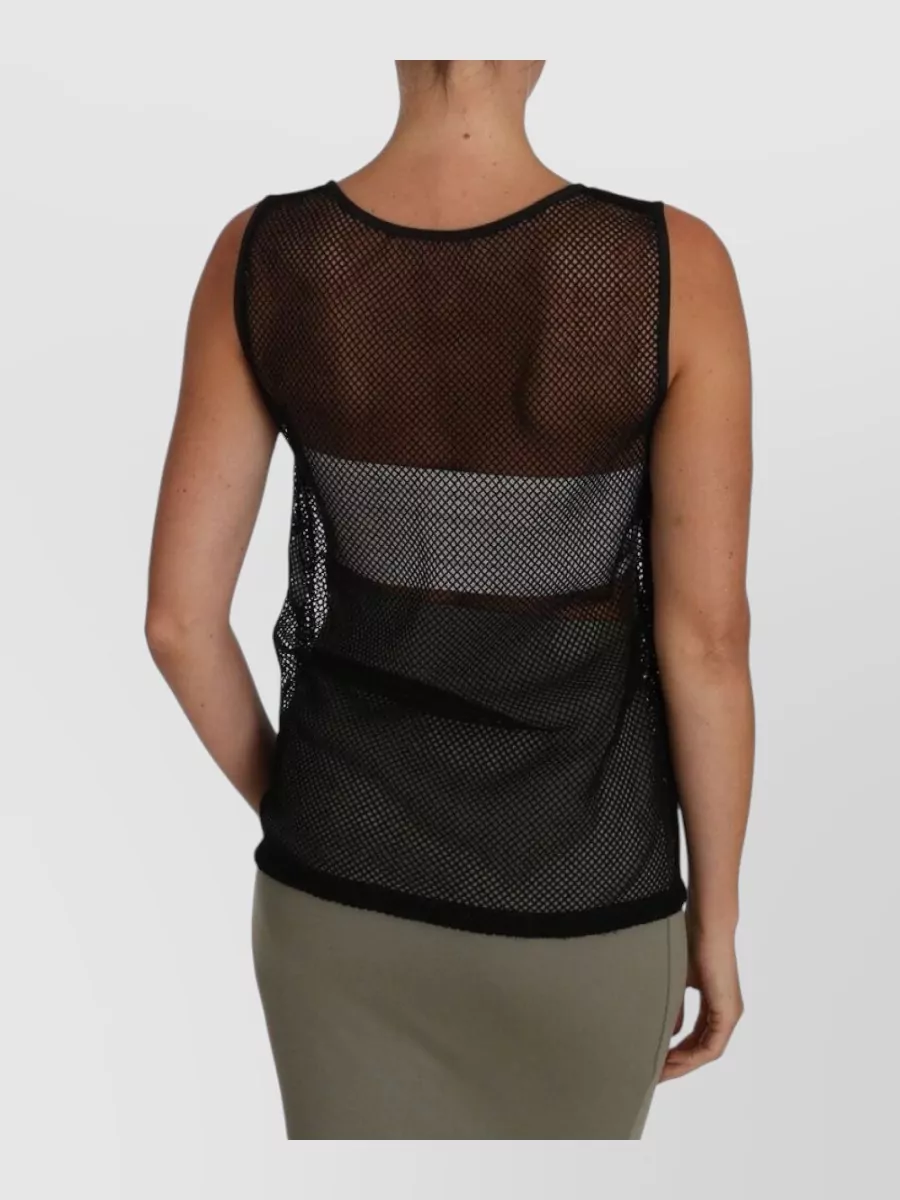 Dolce&Gabbana Mesh Sleeveless Top