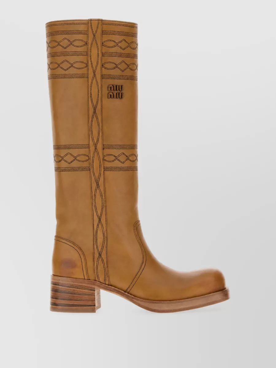 Miu Miu leather boots