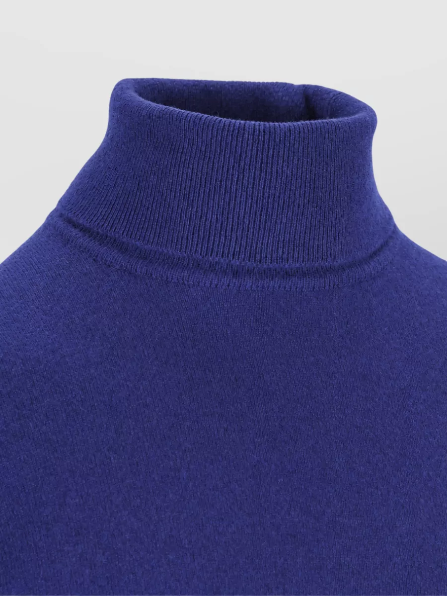 Saint Laurent Cashmere Blend Ribbed Turtleneck Sweater