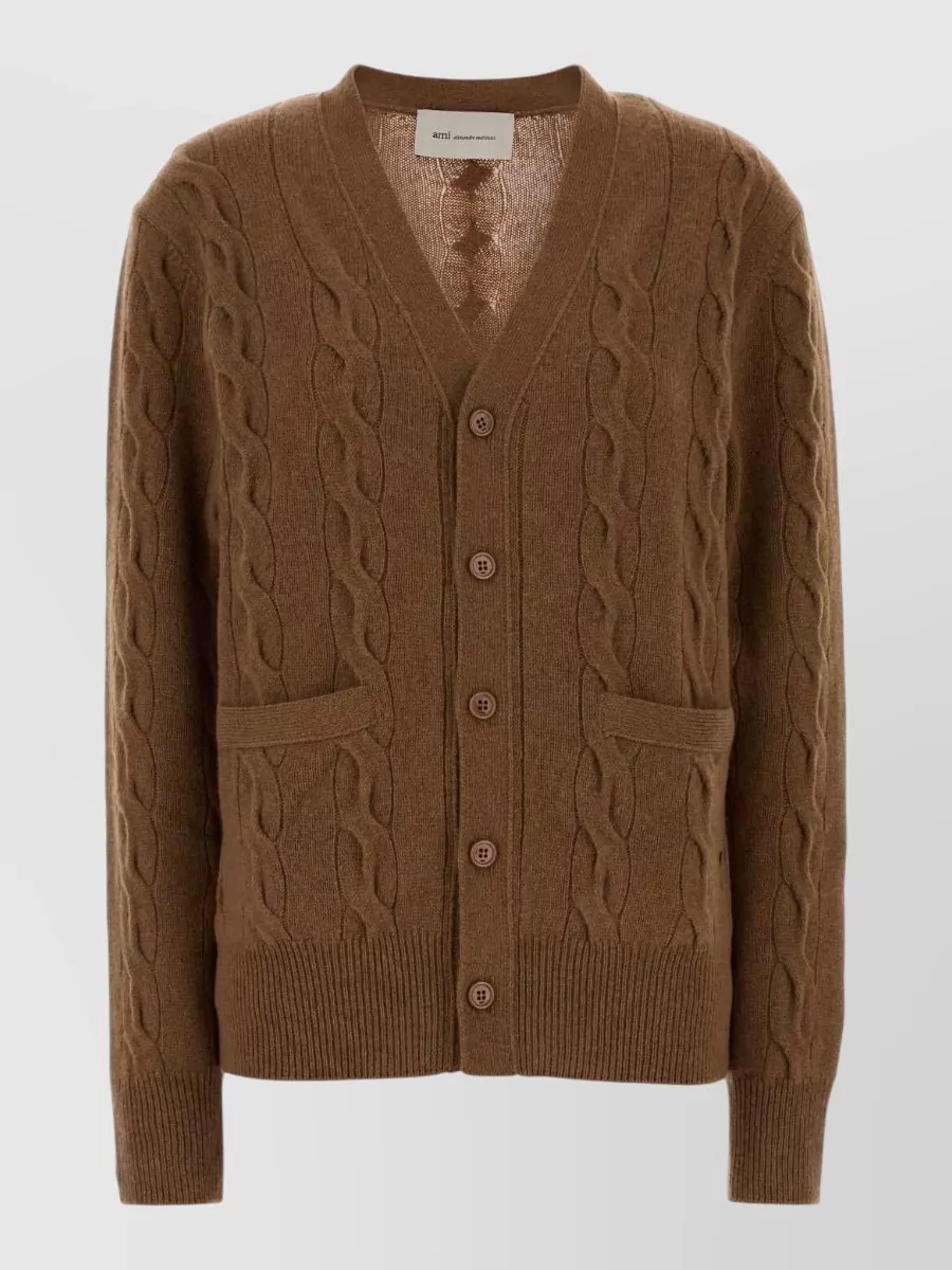 Ami Paris merino wool cardigan