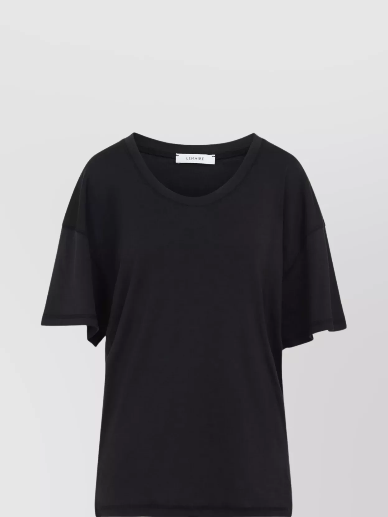 Lemaire Short-sleeved T-shirt In Black