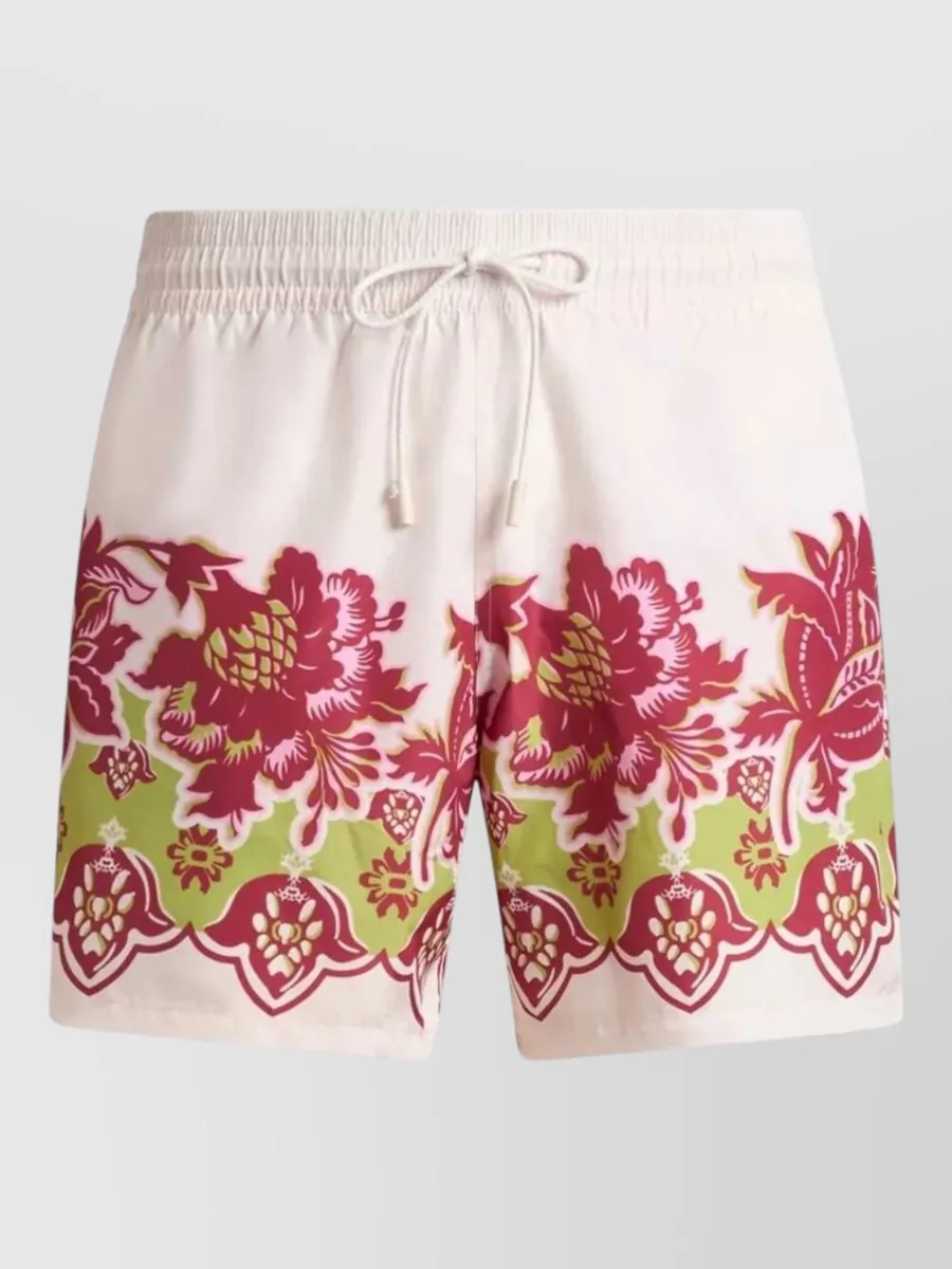 Etro floral-print swim shorts