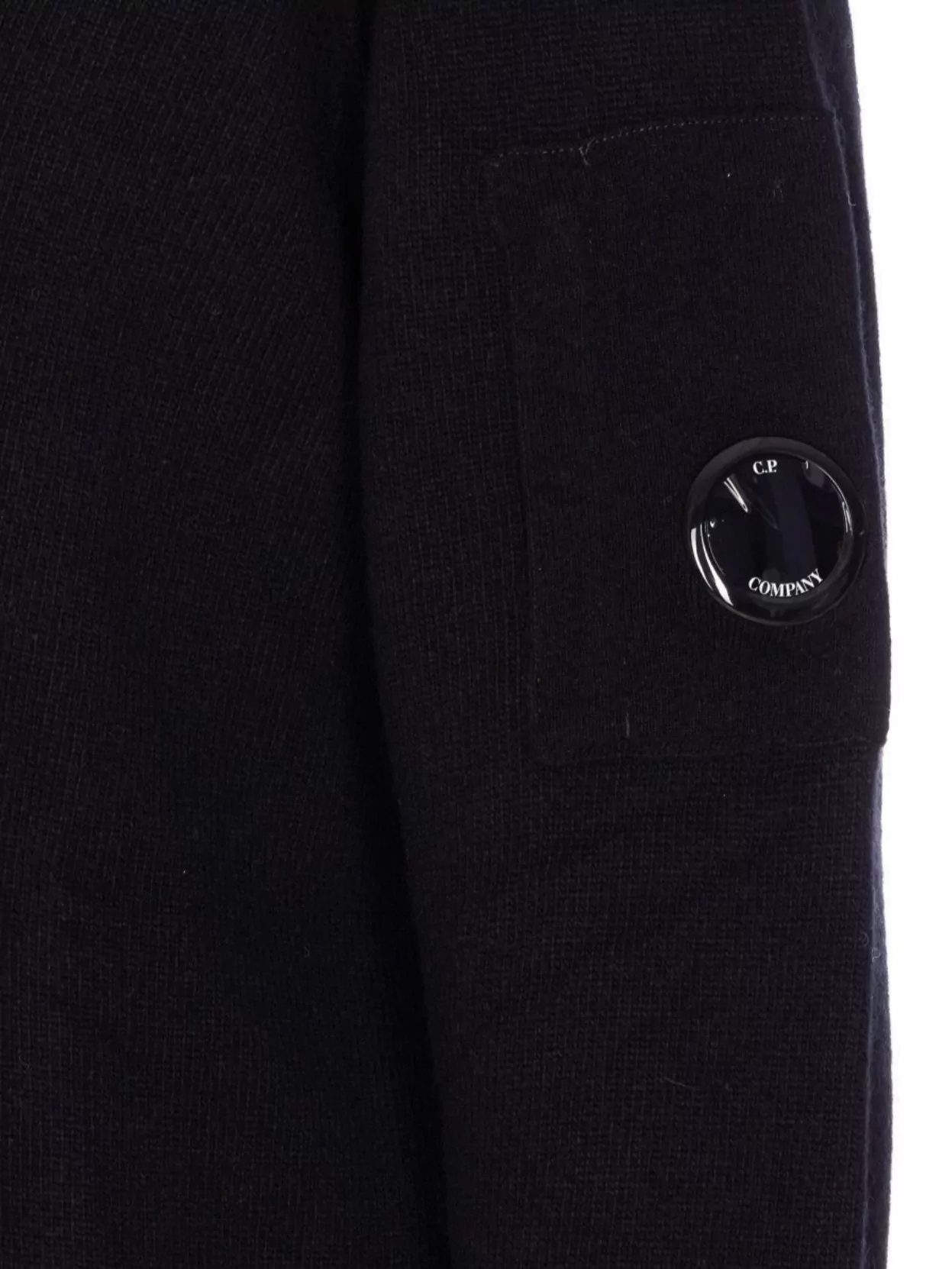 C.p. Company Arm Patch Detail Crewneck Sweater