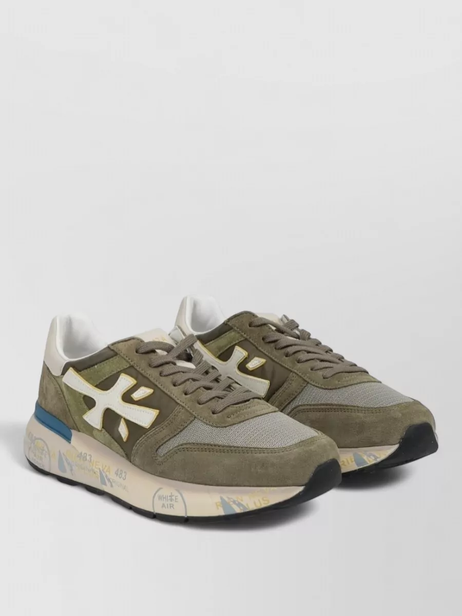 Premiata Leather Low-Top Sneakers