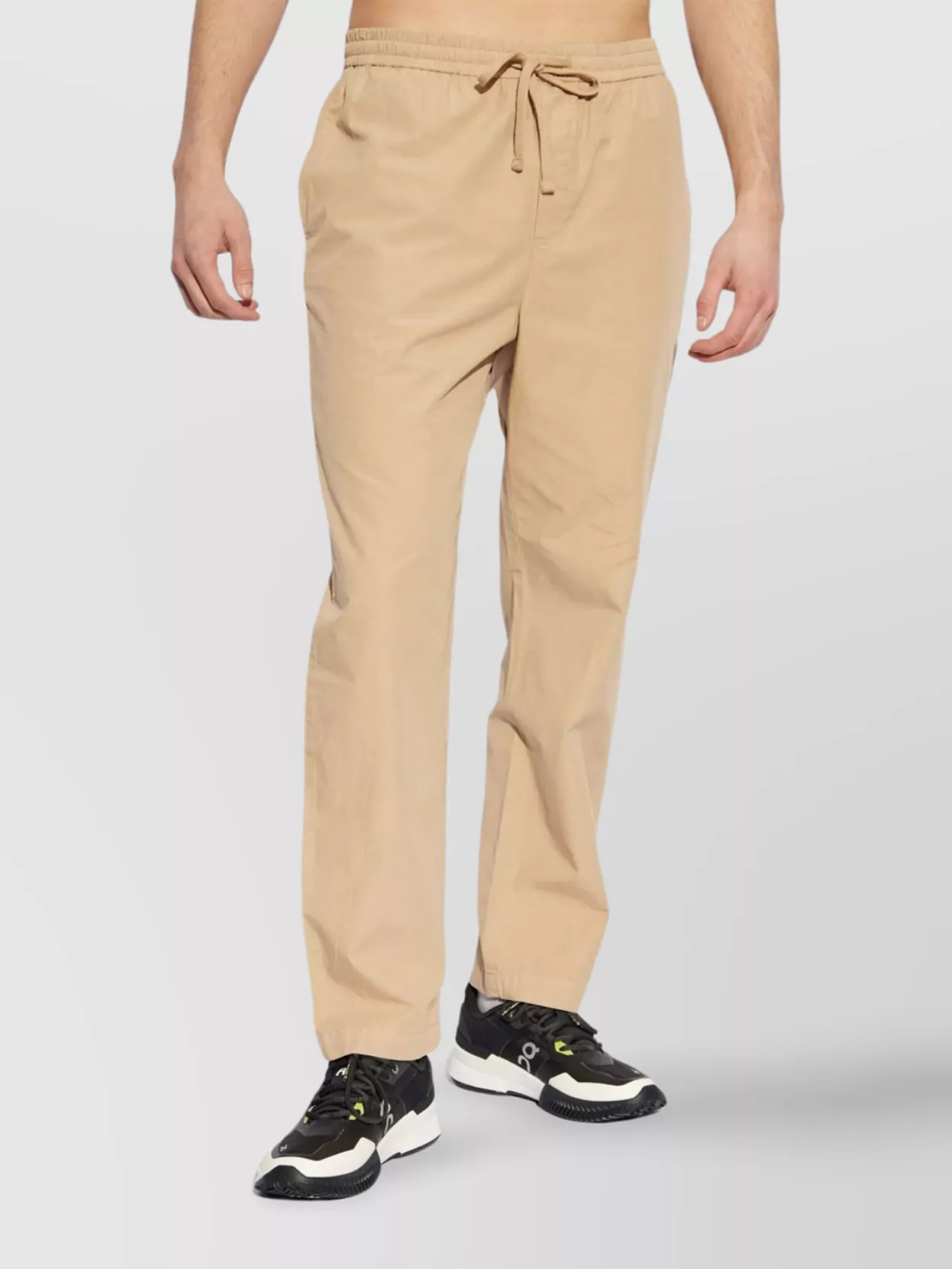 Woolrich Adjustable Drawstring Cotton Sporty Trousers