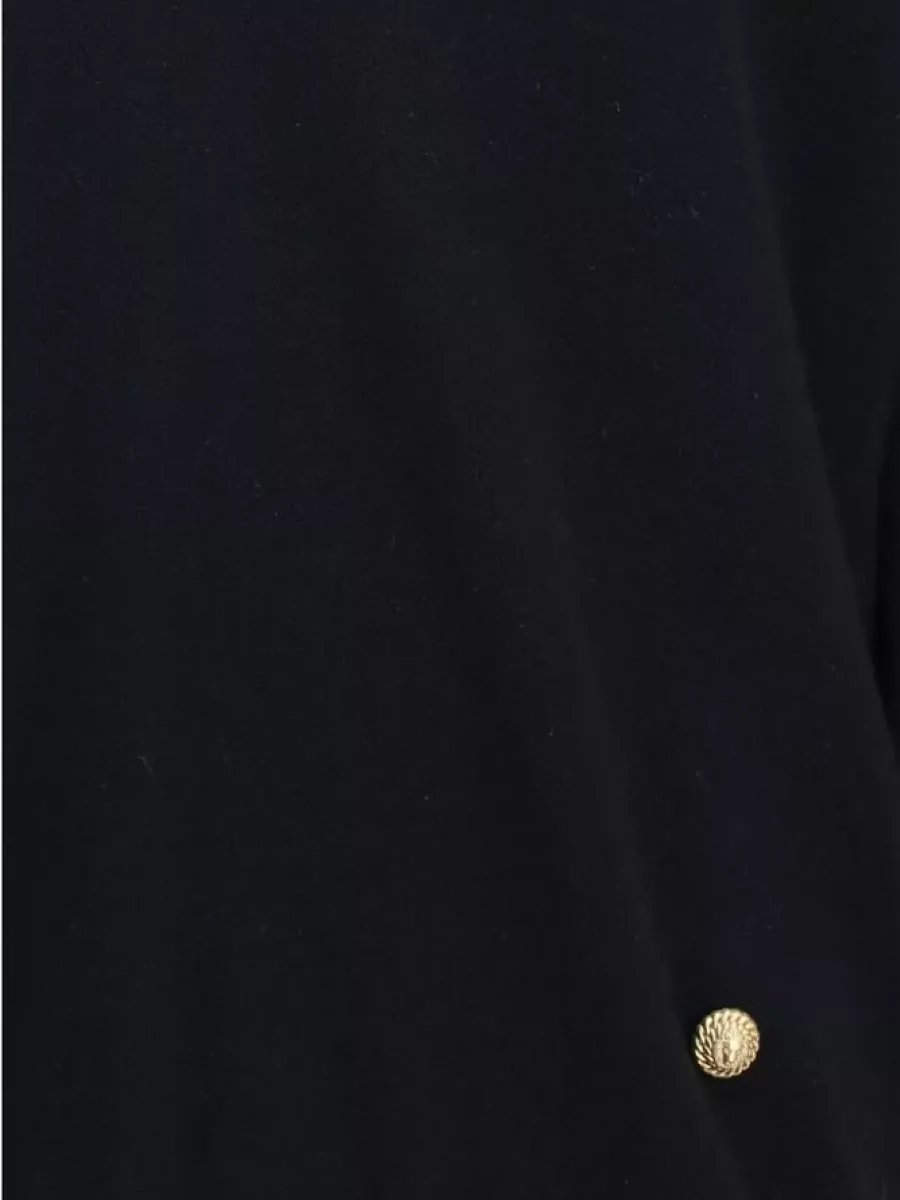 Balmain Merino wool ribbed v-neck sweater