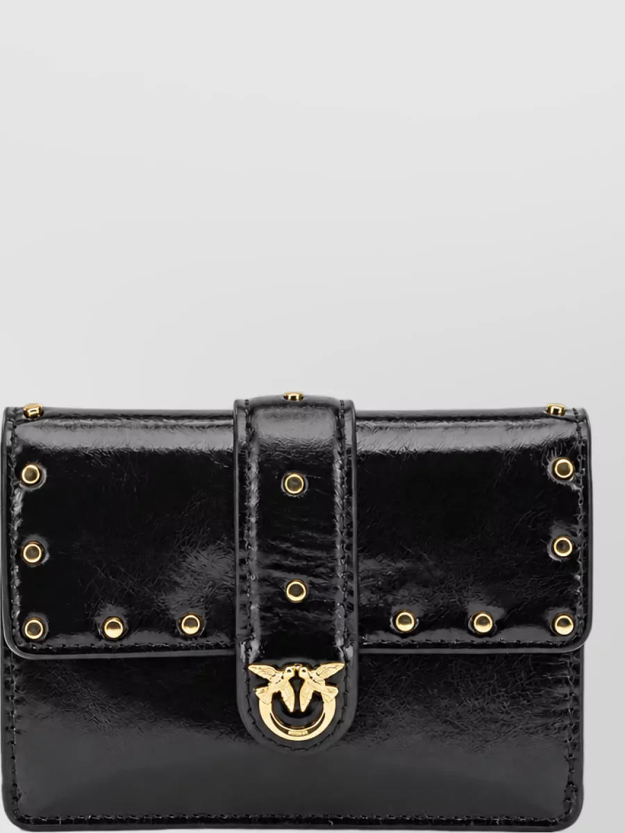 Pinko leather card holder
