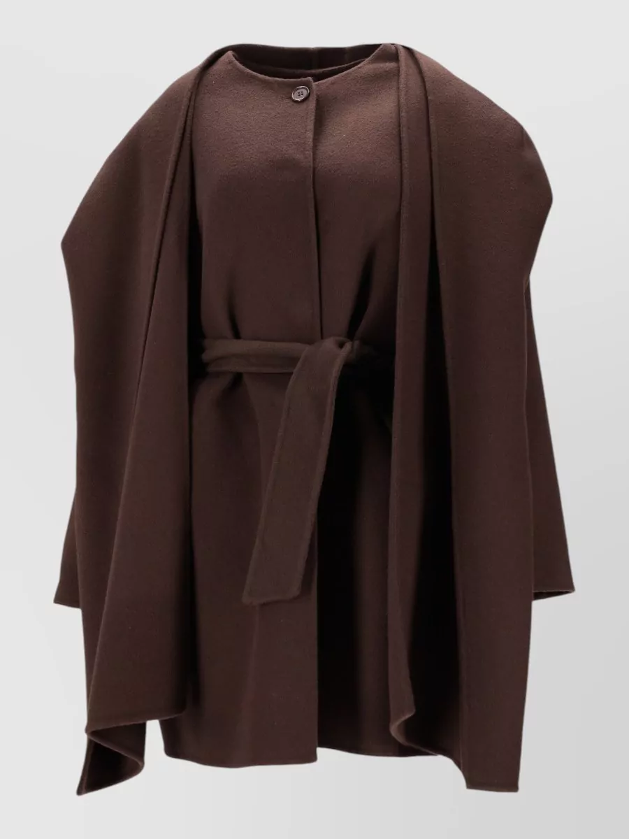 Parosh wool poncho