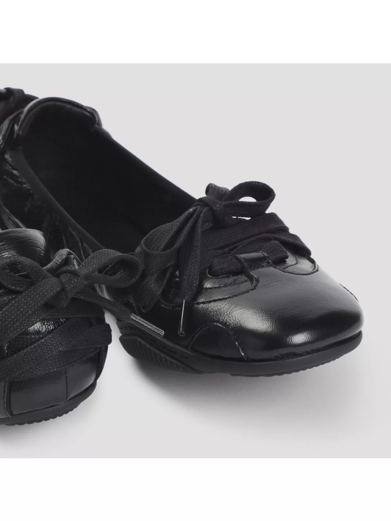 Acne Studios Ballerina Shoes With Round Toe And Bow