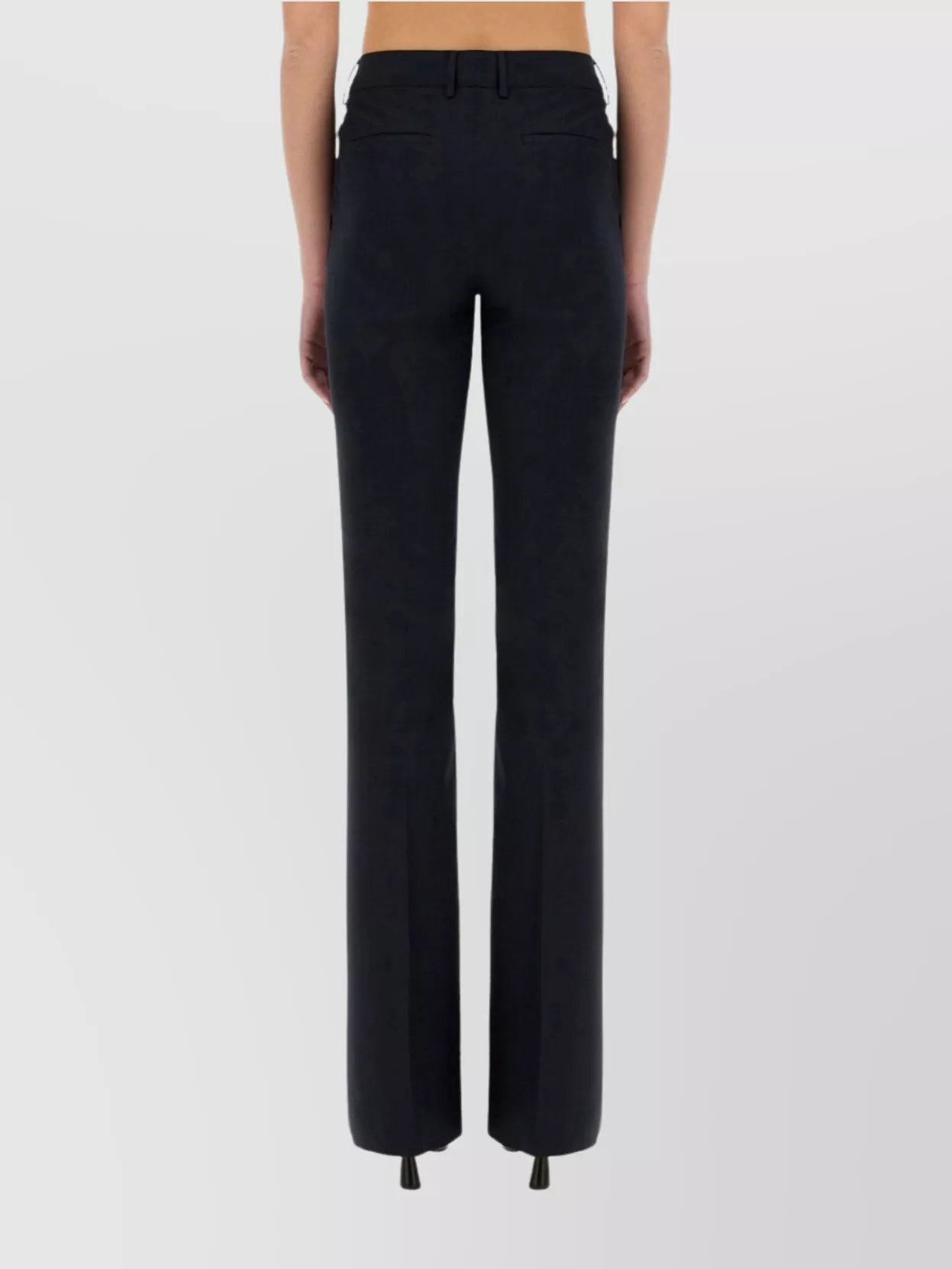 Pt Torino Flared Trousers Belt Loops