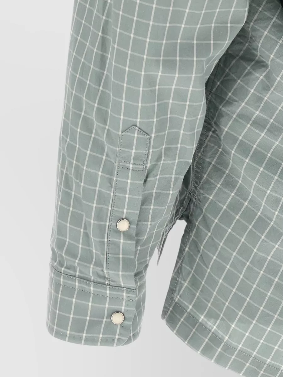Maison Mihara Yasuhiro Checked Cotton Bowling Shirt