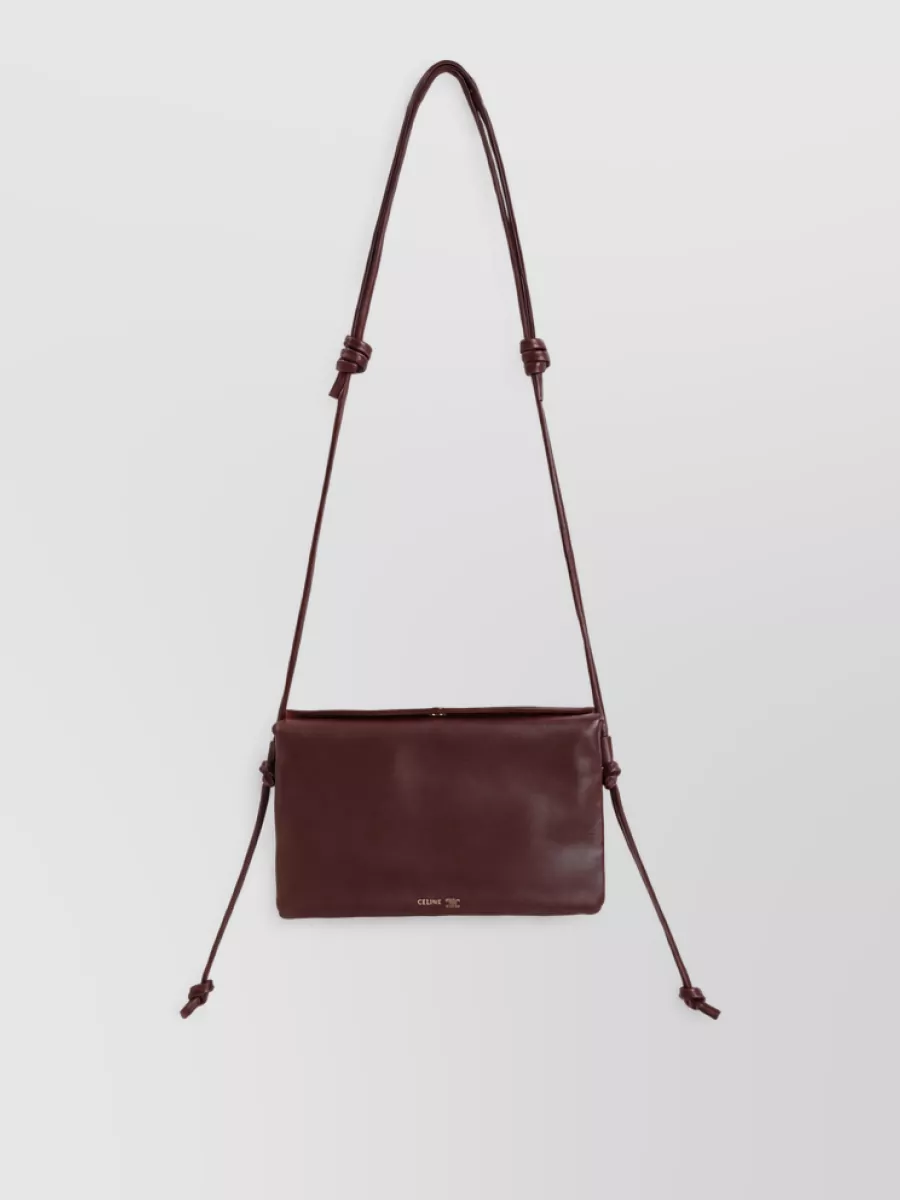 Celine Lamb Leather Shoulder Bag