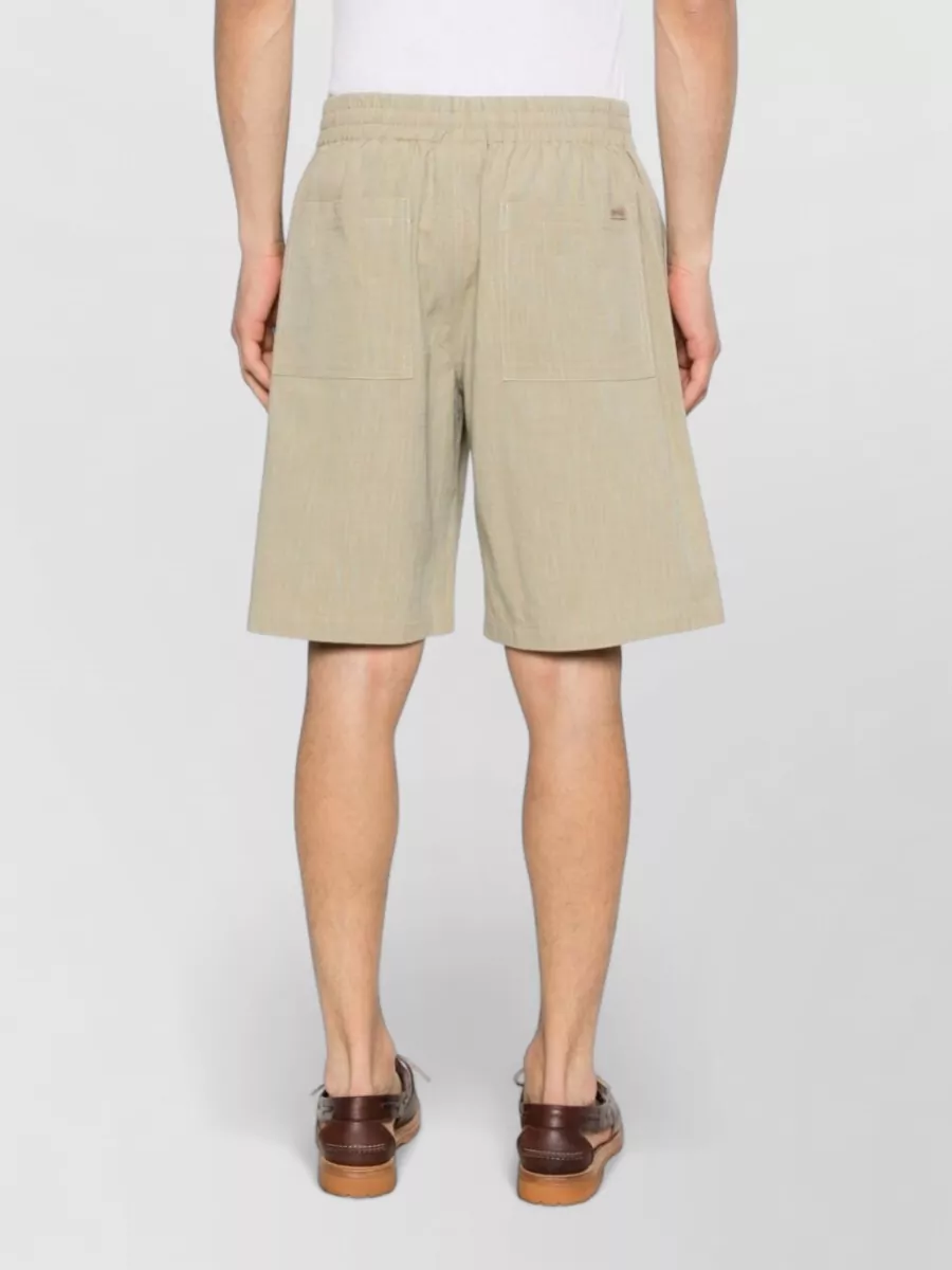 Drôle De Monsieur Cotton Bermuda Shorts