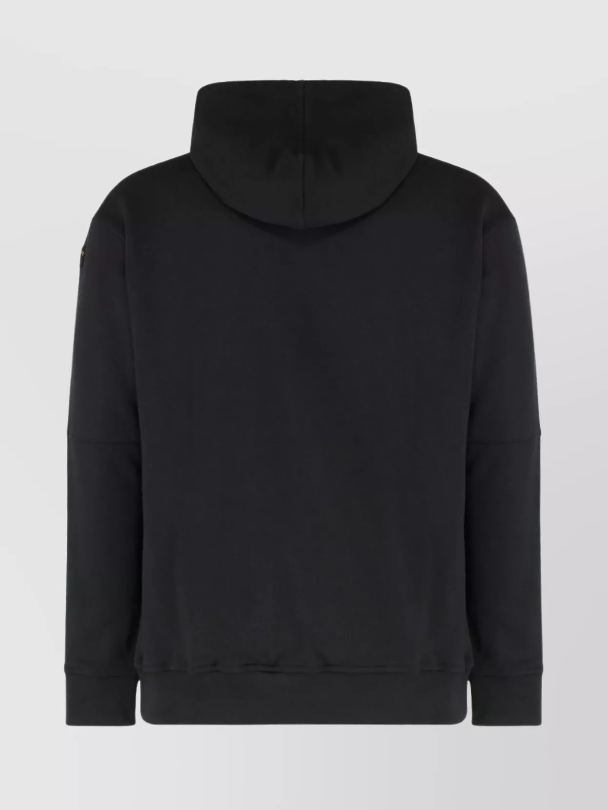 Paul & Shark Cotton Hoodie With Drawstring And Front Pocket In Black