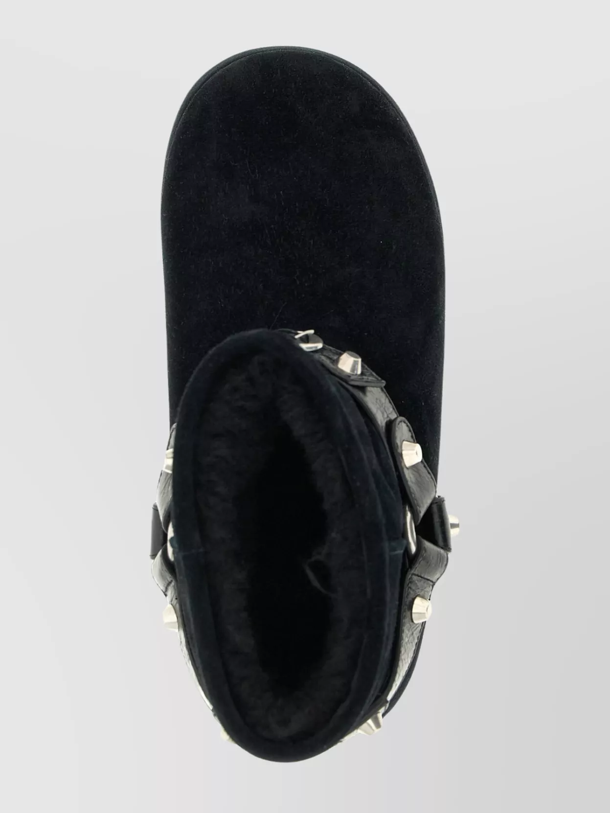 Balenciaga Ankle Boots With Round Toe And Studs