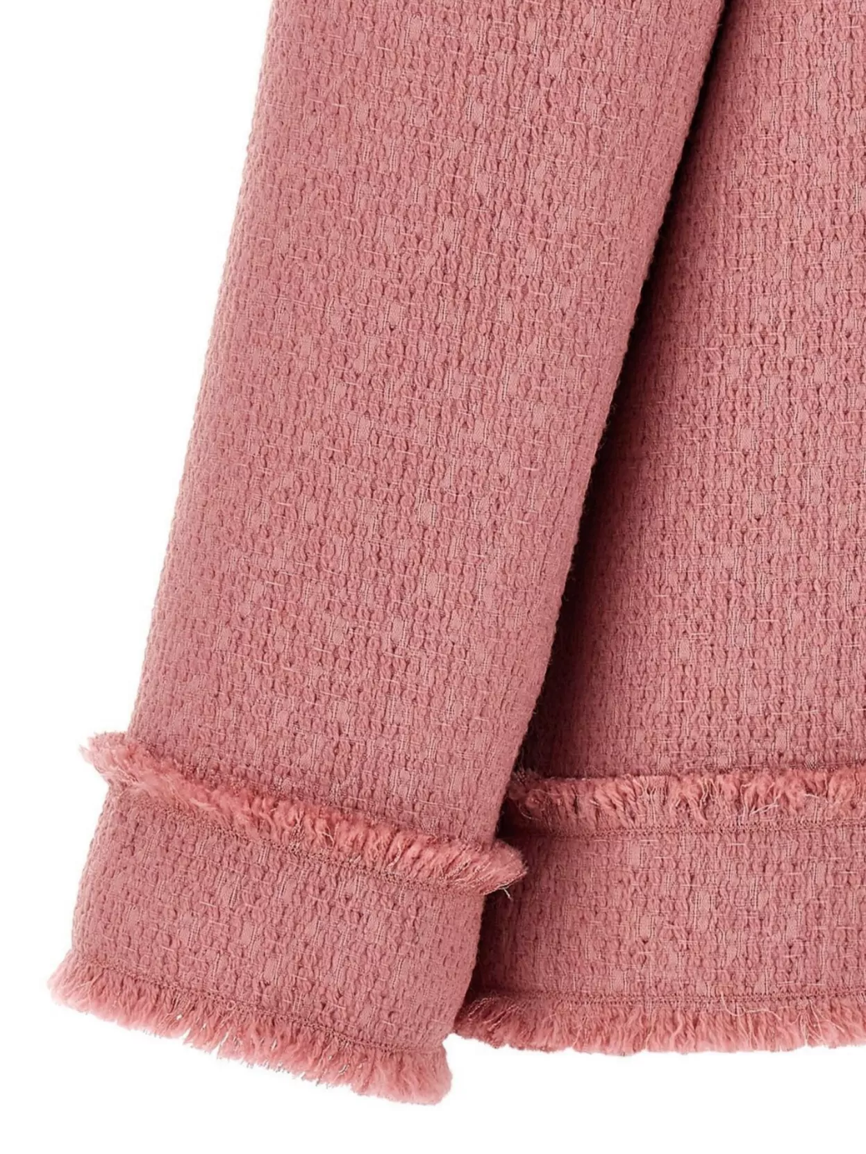 Dolce & Gabbana Rachel Tweed Single-breasted Collarless Jacket